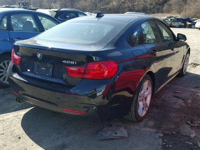 WBA4C9C56GG137978 - 2016 BMW 428 XI BLACK photo 4