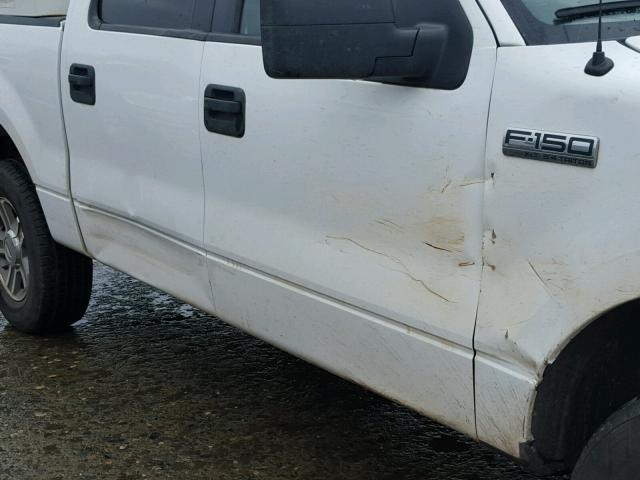 1FTPW14538FB77675 - 2008 FORD F150 SUPER WHITE photo 9