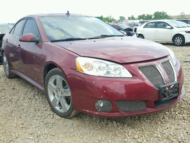 1G2ZM577694192045 - 2009 PONTIAC G6 GXP BURGUNDY photo 1