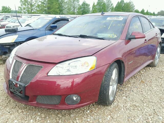 1G2ZM577694192045 - 2009 PONTIAC G6 GXP BURGUNDY photo 9