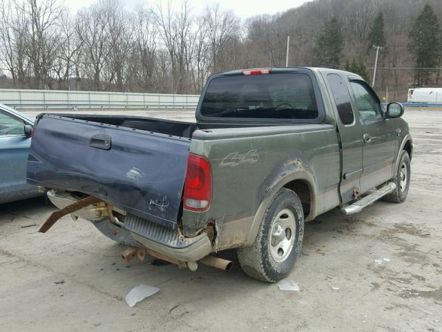 2FTRX18L03CA40048 - 2003 FORD F150 GREEN photo 4