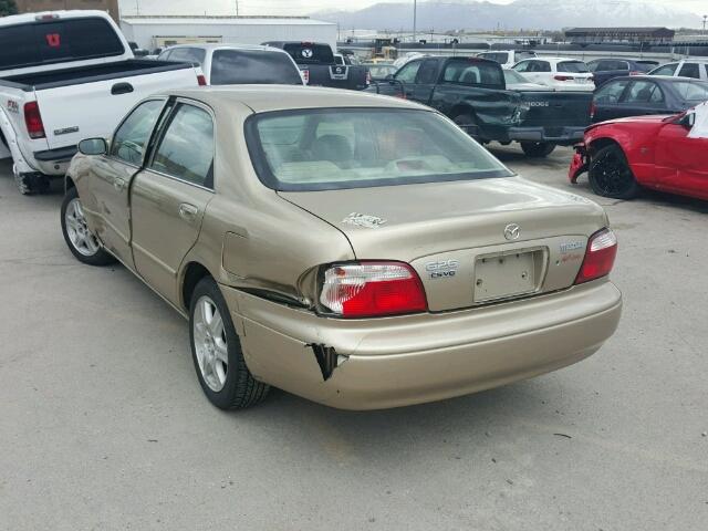 1YVGF22F9Y5179688 - 2000 MAZDA 626 ES GOLD photo 3