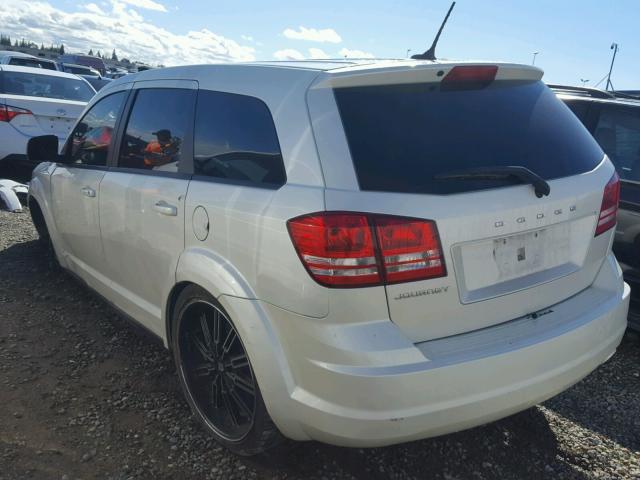 3C4PDCAB9DT675441 - 2013 DODGE JOURNEY SE WHITE photo 3