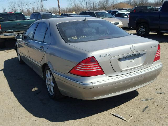 WDBNG83JX6A483812 - 2006 MERCEDES-BENZ S 430 4MAT SILVER photo 3