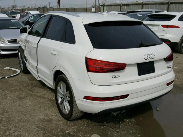 WA1ECCFSXHR002833 - 2017 AUDI Q3 PREMIUM WHITE photo 3