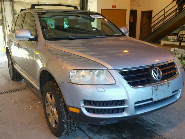 WVGBC67LX4D004733 - 2004 VOLKSWAGEN TOUAREG 3. BLUE photo 1