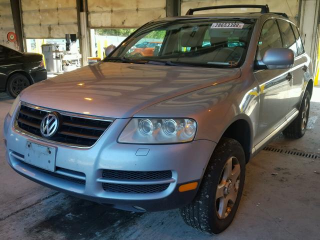 WVGBC67LX4D004733 - 2004 VOLKSWAGEN TOUAREG 3. BLUE photo 2