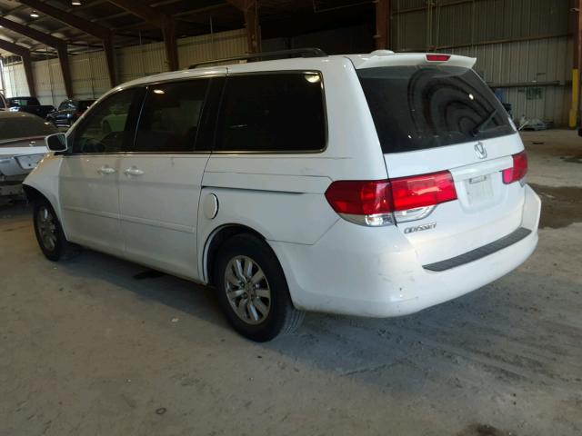 5FNRL38639B411996 - 2009 HONDA ODYSSEY EX WHITE photo 3