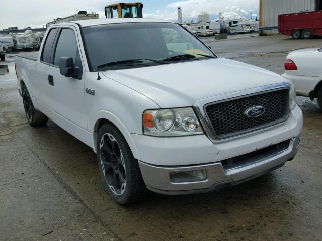 1FTPX12585NA54181 - 2005 FORD F150 WHITE photo 1