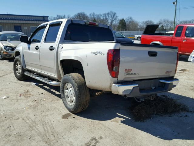 1GTDS136768225348 - 2006 GMC CANYON SILVER photo 3