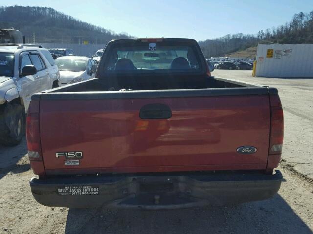 2FTRF17294CA78116 - 2004 FORD F-150 HERI RED photo 6