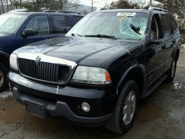 5LMEU88H54ZJ09549 - 2004 LINCOLN AVIATOR BLACK photo 2