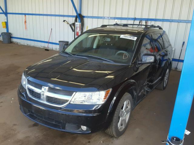 3D4PH5FV6AT107147 - 2010 DODGE JOURNEY SX BLACK photo 2