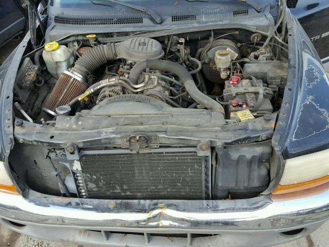 1B7GG22Y6XS179328 - 1999 DODGE DAKOTA BLACK photo 7