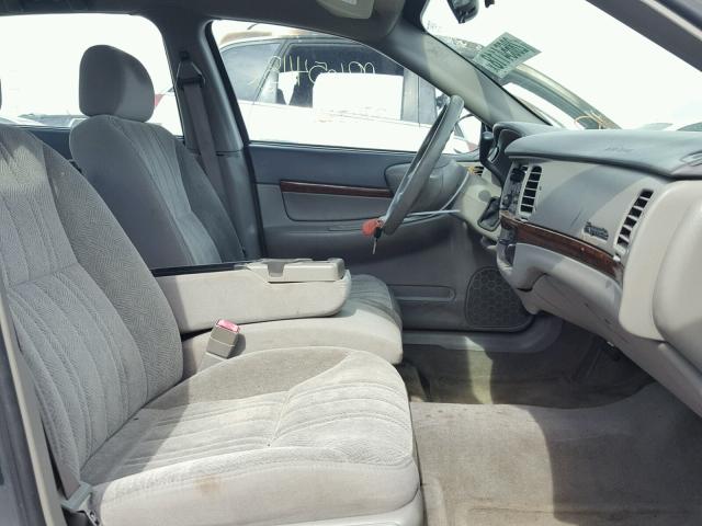 2G1WF52E749389366 - 2004 CHEVROLET IMPALA GRAY photo 5