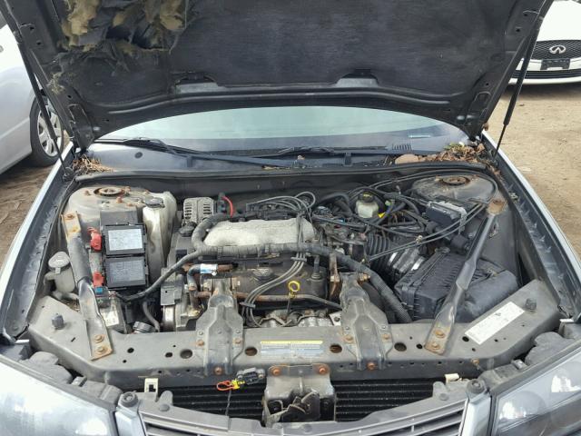 2G1WF52E749389366 - 2004 CHEVROLET IMPALA GRAY photo 7