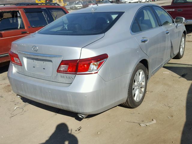 JTHBK1EG1B2446517 - 2011 LEXUS ES 350 GRAY photo 4