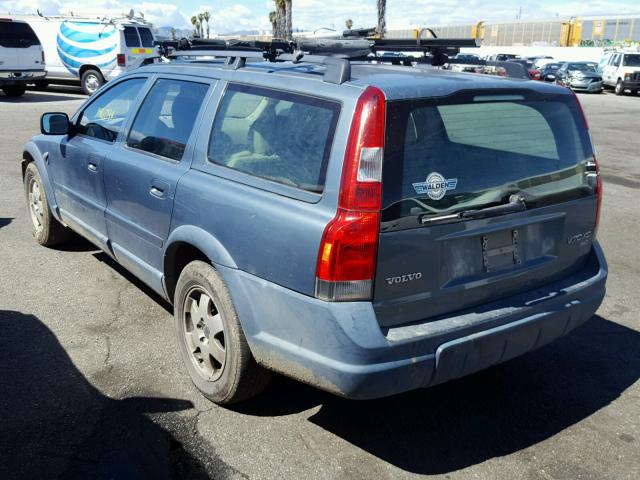 YV1SZ58D521079563 - 2002 VOLVO V70 XC BLUE photo 3