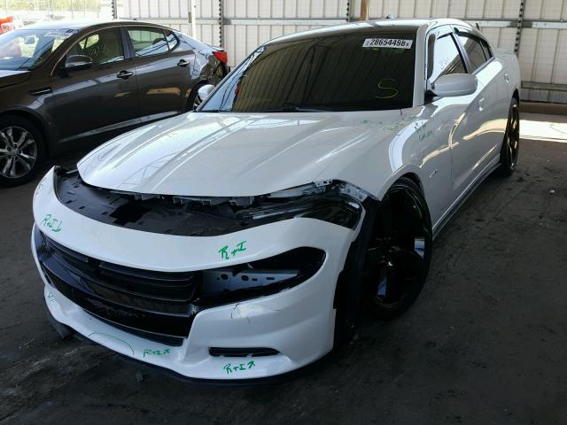 2C3CDXCT3GH122569 - 2016 DODGE CHARGER R/ WHITE photo 2