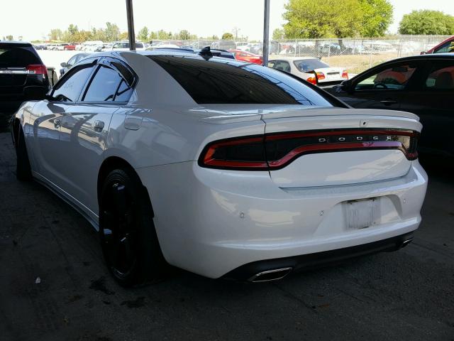 2C3CDXCT3GH122569 - 2016 DODGE CHARGER R/ WHITE photo 3