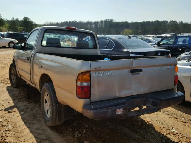 5TENL42N63Z227937 - 2003 TOYOTA TACOMA GOLD photo 3