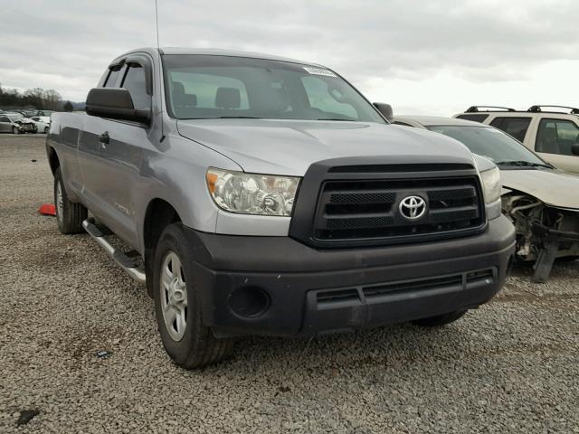 5TFTM5F14AX001160 - 2010 TOYOTA TUNDRA DOU GRAY photo 1