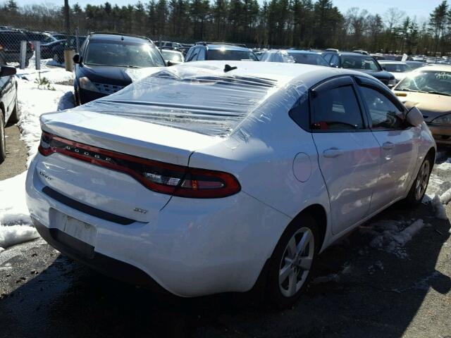 1C3CDFBB3FD375129 - 2015 DODGE DART SXT WHITE photo 4