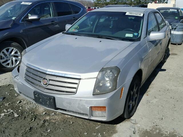 1G6DM57N730123595 - 2003 CADILLAC CTS SILVER photo 2