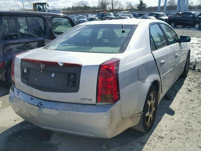 1G6DM57N730123595 - 2003 CADILLAC CTS SILVER photo 4