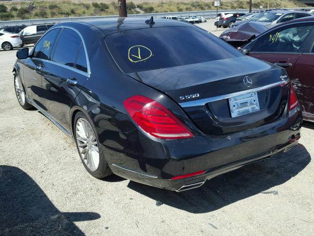 WDDUG8FB3EA021209 - 2014 MERCEDES-BENZ S 550 4MAT BLACK photo 3