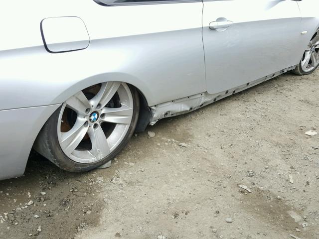 WBAWB73559P045456 - 2009 BMW 335 I SILVER photo 9