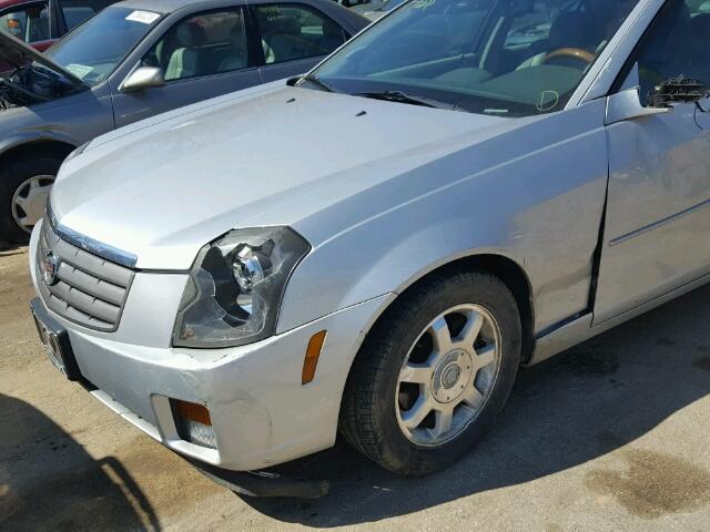 1G6DM57N130106808 - 2003 CADILLAC CTS SILVER photo 9