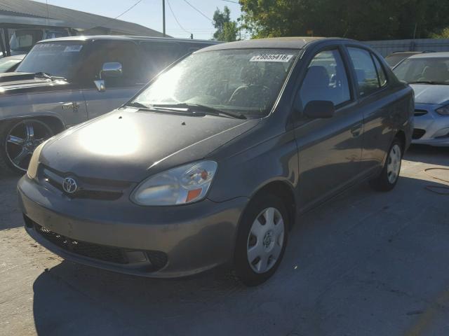 JTDBT123630300966 - 2003 TOYOTA ECHO GRAY photo 2