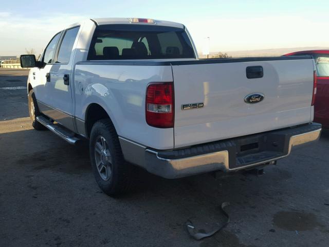 1FTRW12WX7KA96375 - 2007 FORD F150 SUPER WHITE photo 3