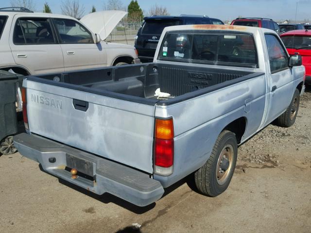 1N6SD11S7NC346617 - 1992 NISSAN TRUCK SHOR BLUE photo 4