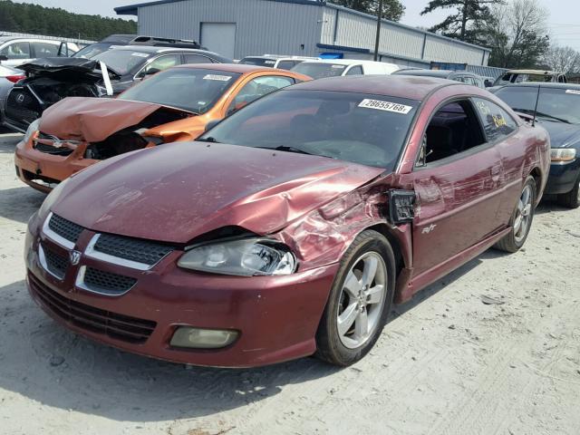 4B3AG52H23E185093 - 2003 DODGE STRATUS R/ BURGUNDY photo 2