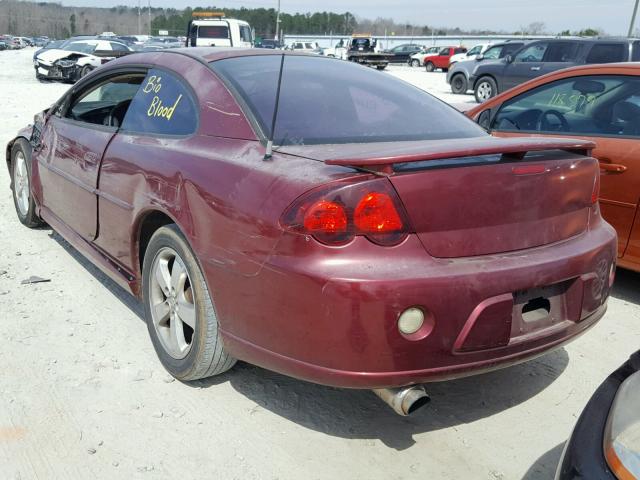 4B3AG52H23E185093 - 2003 DODGE STRATUS R/ BURGUNDY photo 3