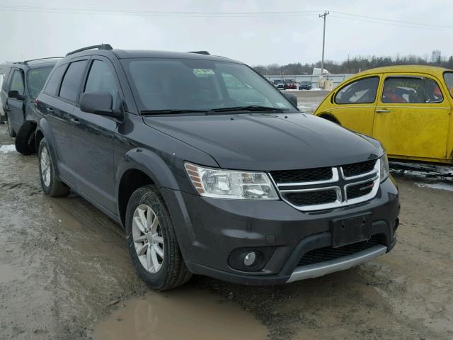 3C4PDDBG0HT592759 - 2017 DODGE JOURNEY SX GRAY photo 1