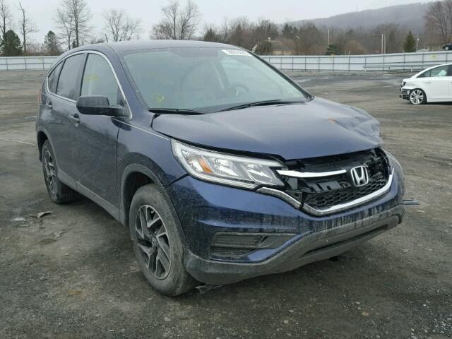 5J6RM4H43GL078317 - 2016 HONDA CR-V SE BLUE photo 1