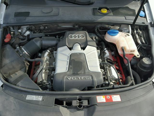 WAUSG74F99N014780 - 2009 AUDI A6 SILVER photo 7