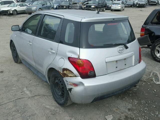 JTKKT624540072040 - 2004 TOYOTA SCION XA SILVER photo 3