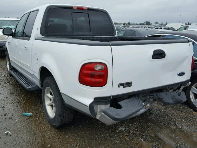 1FTRW07L71KC09912 - 2001 FORD F150 SUPER WHITE photo 3