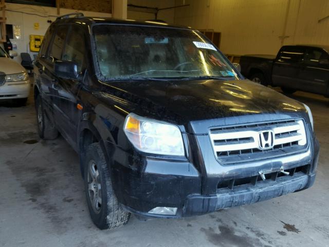 5FNYF18636B006692 - 2006 HONDA PILOT EX BLACK photo 1