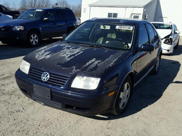 3VWSA29M2XM099920 - 1999 VOLKSWAGEN JETTA GLS BLUE photo 2