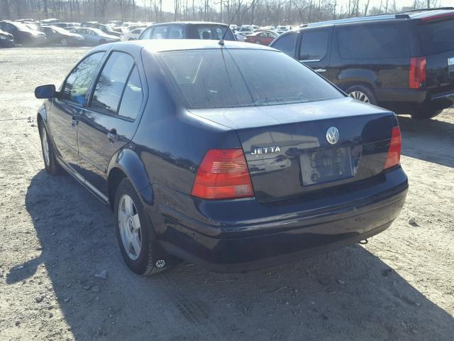 3VWSA29M2XM099920 - 1999 VOLKSWAGEN JETTA GLS BLUE photo 3