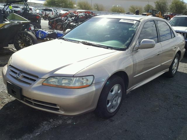 1HGCG16552A010491 - 2002 HONDA ACCORD EX GOLD photo 2