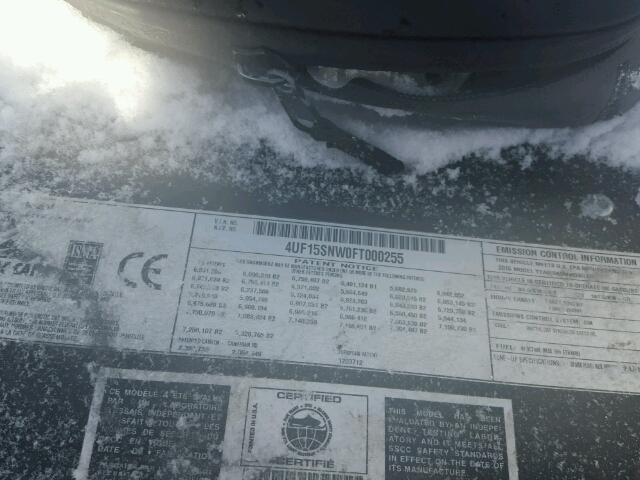 4UF15SNW0FT000255 - 2015 ARCTIC CAT SNOWMOBILE 黑色 照片 10