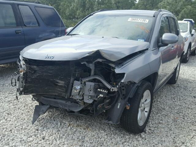 1C4NJCEA9GD648218 - 2016 JEEP COMPASS LA SILVER photo 2