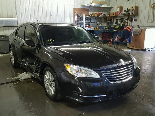 1C3CCBAGXDN767413 - 2013 CHRYSLER 200 LX BLACK photo 1