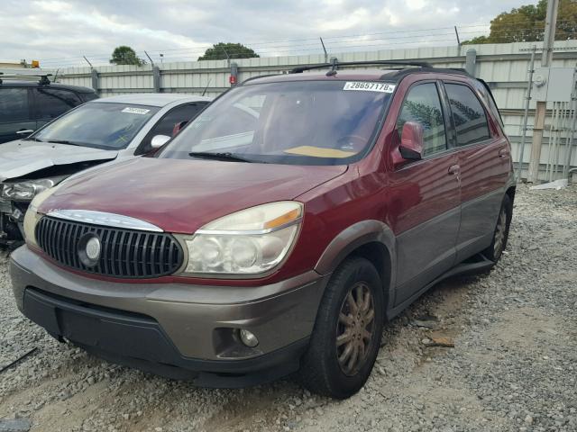 3G5DB03E45S512791 - 2005 BUICK RENDEZVOUS BURGUNDY photo 2